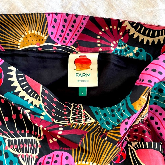 Farm Rio Mix Shell Skirt - Picture 9 of 11
